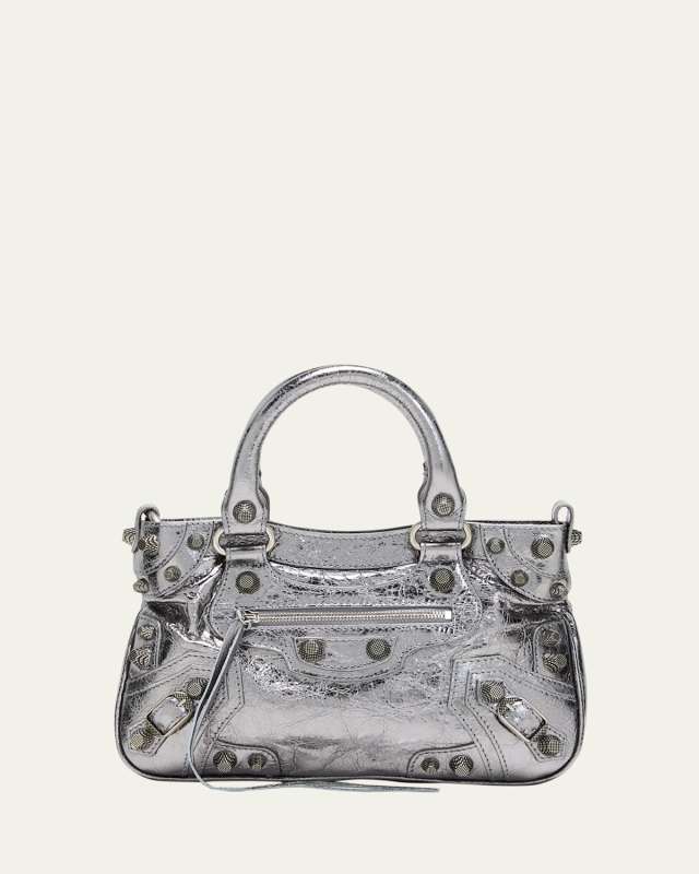 Neo Cagole Small Metallic Tote Bag